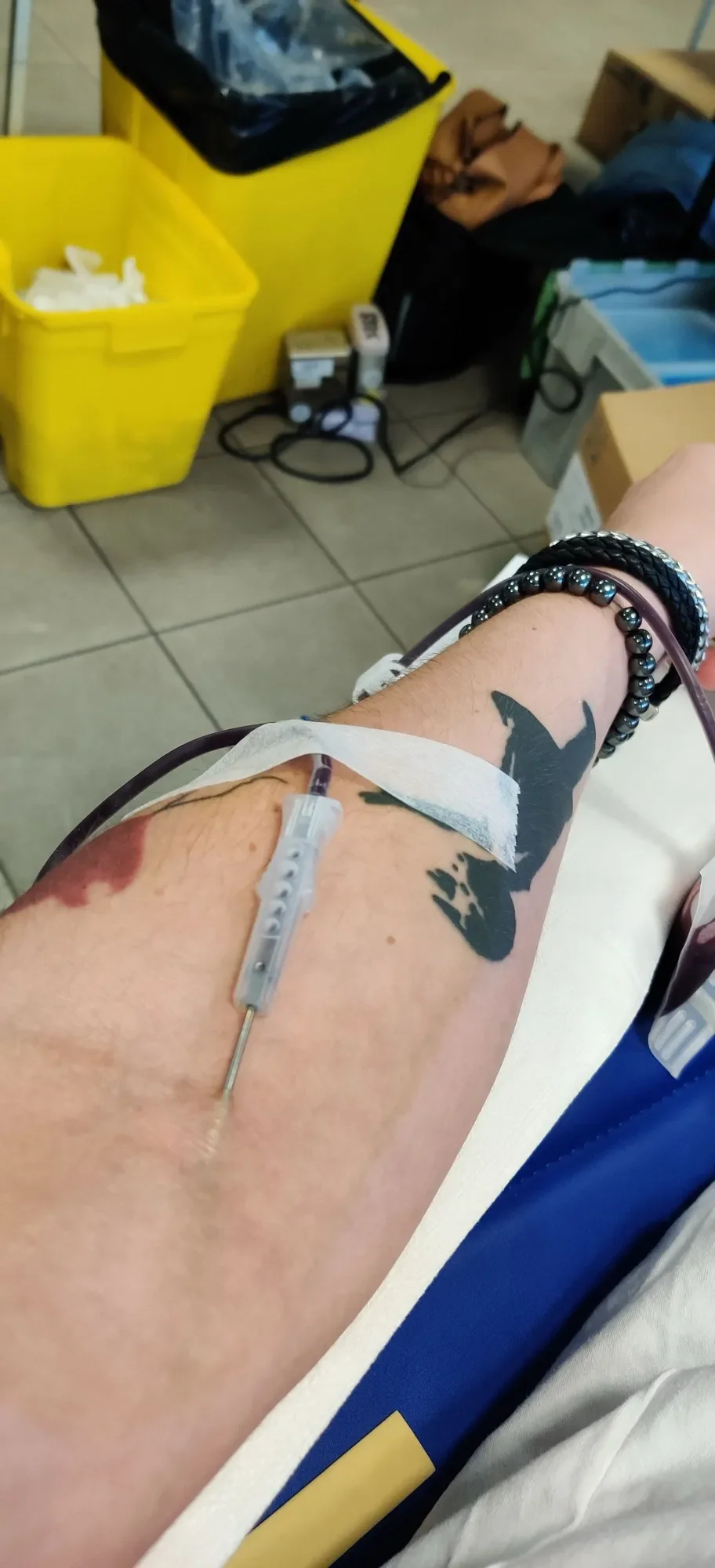 Post Bluesky du 25 mai 2024 I gave my blood.